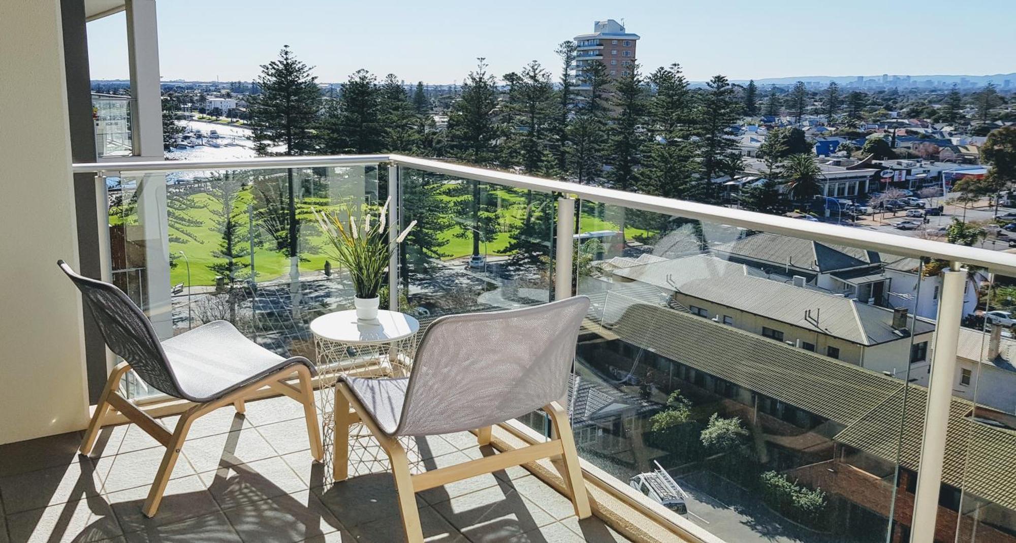 شقة Cityviews @ Glenelg * Pool/Beach * Free Parking * المظهر الخارجي الصورة